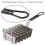 Taco fryer basket with grip handle holds 6 shells 4