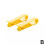Trash Bag Clamp for Waste Basket Yellow 2 Pack 8
