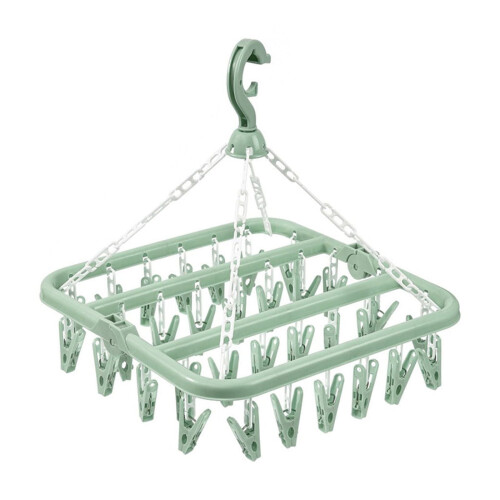 TACILIP Socks Organizer with Clips 32-Pair