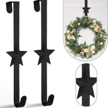 Door Wreath Hanger Metal Single Hook for Home Fall and