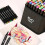 XTMPMY dual-tip brush pens set 48 colors 1