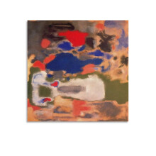 Mark Rothko Expressionism 1948, reproduction d'art mural 40 x 40 cm, compatible avec les styles de décoration intérieure.
