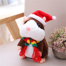 Talking Hamster Plush Toy Interactive Sound 1pc