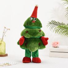 Plush Christmas Tree Toy Singing Dancing Electric 8 Songs