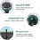 4 pack solar mole repeller, solar snake repeller outdoor, solar mole repeller,solar mole repeller 3
