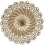 Round polyester lace doilies for table decor, 11 inch 1