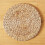 Round hyacinth placemat 4 pcs 14.6 inches 1