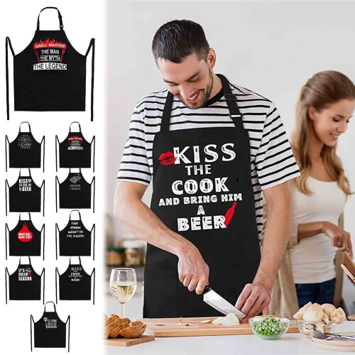 MuYan Men's BBQ Apron Poly-Cotton Extra Large 1 Size 1