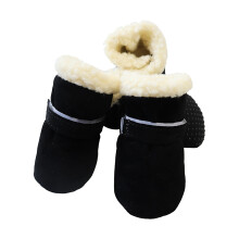 VISALY Winter Pet Snow Boots Non-Slip Thick Plush
