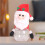 Santa Claus cookie jar 17 cm  8 cm 7