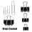 Set van 340 paperclips en bindclips in diverse maten. 2