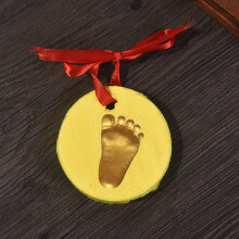 VISALY baby handprint and footprint kit with stencil,