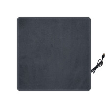 TRIEIY Heated Seat Cushion Grey Square 1 pc