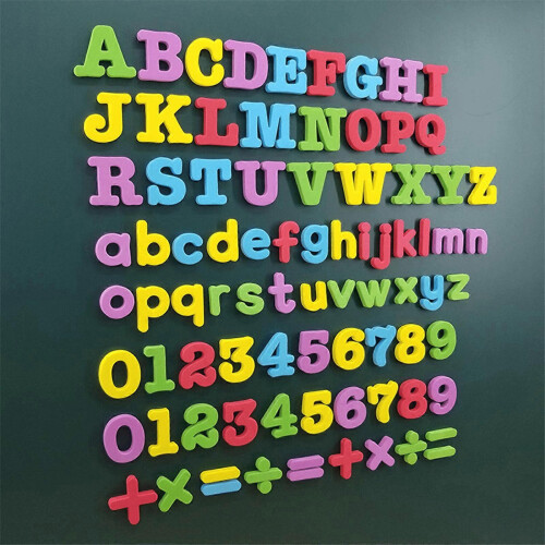 26Pcs Magnetic Letters Boost Logic Skills Alphabet Magnets Develop Spatial Skills Magnet Sheets Brain-Boosting Fun Multicolor Uppercase 2
