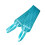 TRIEIY long back washcloth blue 1 piece 1