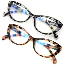 Women's Cateye Reading Glasses Anti-Blue Light UV