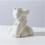 Ceramic female form vase modern farmhouse decor small 1