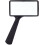 Handheld Magnifying Glass 3X Rectangular Large Lens 1