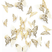 Butterfly Wall Stickers 3D Kids Bedroom Decor 36 pcs