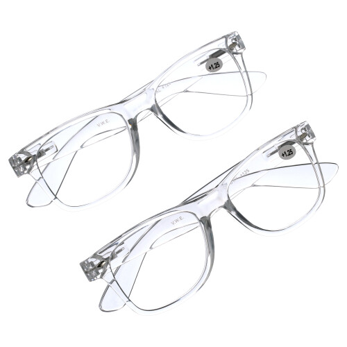 Reading Glasses Transparent Neon 2 Pairs