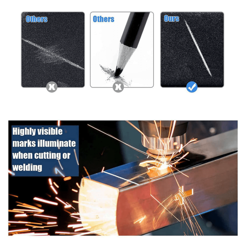 Welding Pencil Set Metal Mechanical Pencil with 96 Round 2