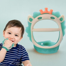Cartoon Animal Teething Toy Silicone Chew Ring with
