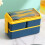 Plastic Bento Box Double Layer Blue 2-Compartment 1