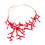 WINDLAND red coral pendant clavicle chain 1