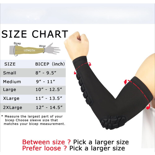 Manchons de compression pour coudes et avant-bras (2 pièces) 1