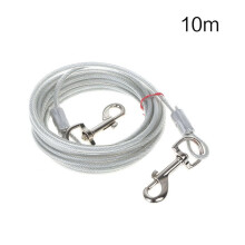 XROMTBEM Steel Tie-Out Cable for Medium to Large Dogs 32.8