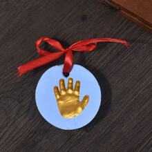 Baby Handprint and Footprint Kit with Stencil and Air-Dry