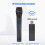 UHF Wireless Handheld Microphone with Receiver 35mm 1