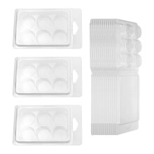 Tachiuwa candle melt clamshell molds, clear cube tray, 100