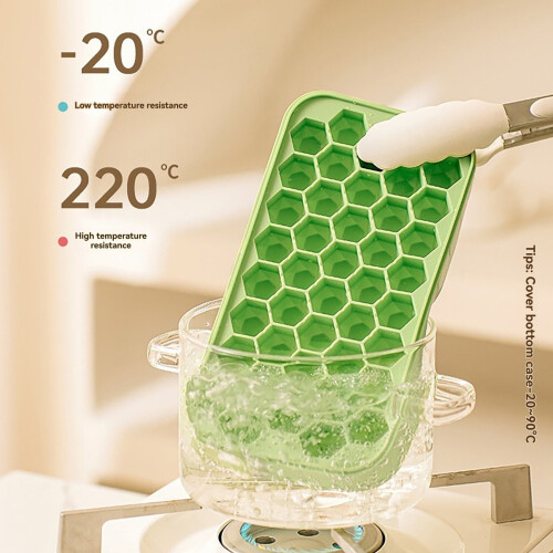 Ice Cube Tray for Freezer Easy Release Stackable 42-Cavity