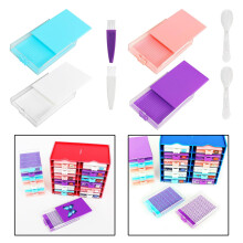 Tachiuwa diamond drill tray set with brush and spoon, 4 pcs