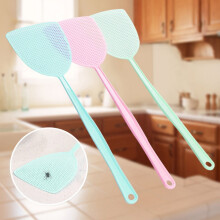 Plastic Fly Swatter Handle 17.5 inches 3 pcs