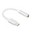 USB-C to 3.5mm AUX headphone adapter braided 5