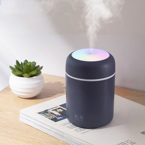 Mini USB Humidifier with LED Light 2 Mist Modes
