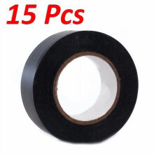 Wideskall black vinyl electrical tape 0.7 inch x 50 feet 15