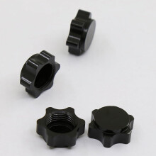 Aluminum Wheel Hub Cover Anti-Dust 17mm Hex Nut 4Pcs