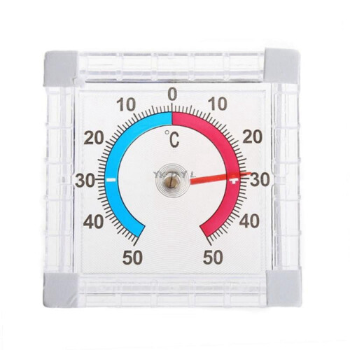 Indoor Outdoor Wall Thermometer with Graduated Disc