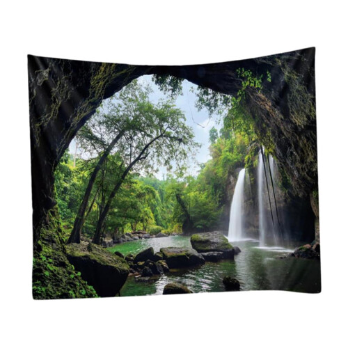 Waterfall Tapestry Landscape Wall Hanging 200x150cm