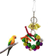 Bird Hanging Swing Toy Rattan Chew for Small Parrots