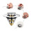 Pop-up-avloppsfilter universellt antiblockeringsfilter 1-pack 4