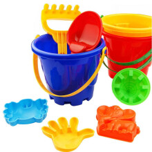 Kids Sand Rake Set Beach Toy Tools 7 Pieces
