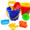 Kids Sand Rake Set Beach Toy Tools 7 Pieces 1