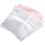 Clear Reusable Zip Lock Bags 100 pcs 3 sizes 1
