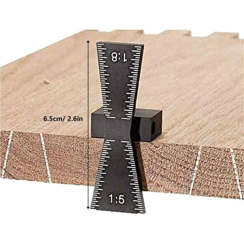 Μετρητής Dovetail για ξυλουργική1: 5 1: 8 1