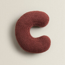 Letter Z decorative throw pillow 15.7" x 15.7"