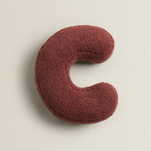 Letter Z decorative throw pillow 15.7" x 15.7"